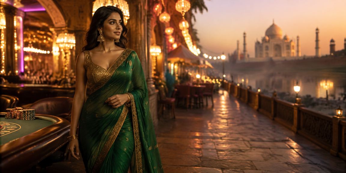 Online Teen Patti dealer hosting a live Indian card game